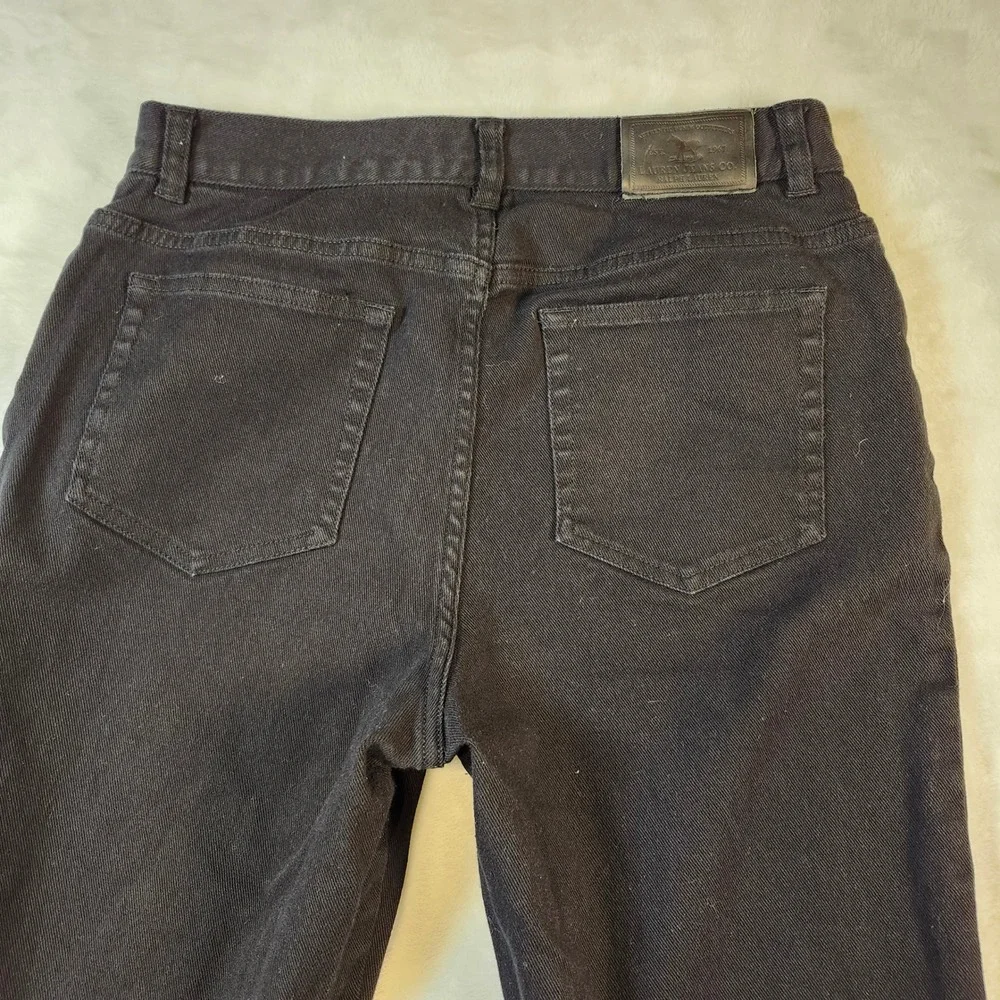 Lauren Ralph Lauren Jeans Women 8 Black Excellent Floral‎ Embroidered Bootcut